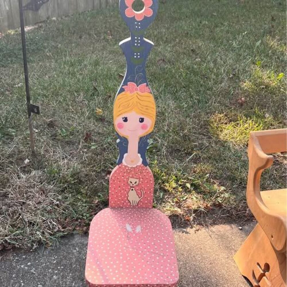 Vintage painted child’s chair